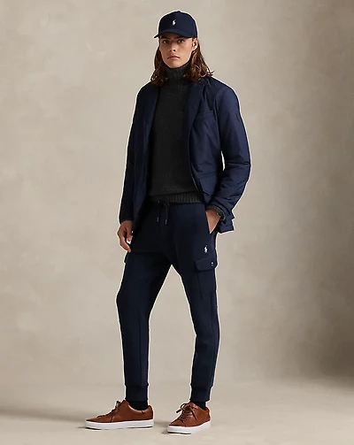 Double-Knit Cargo Jogger Pant