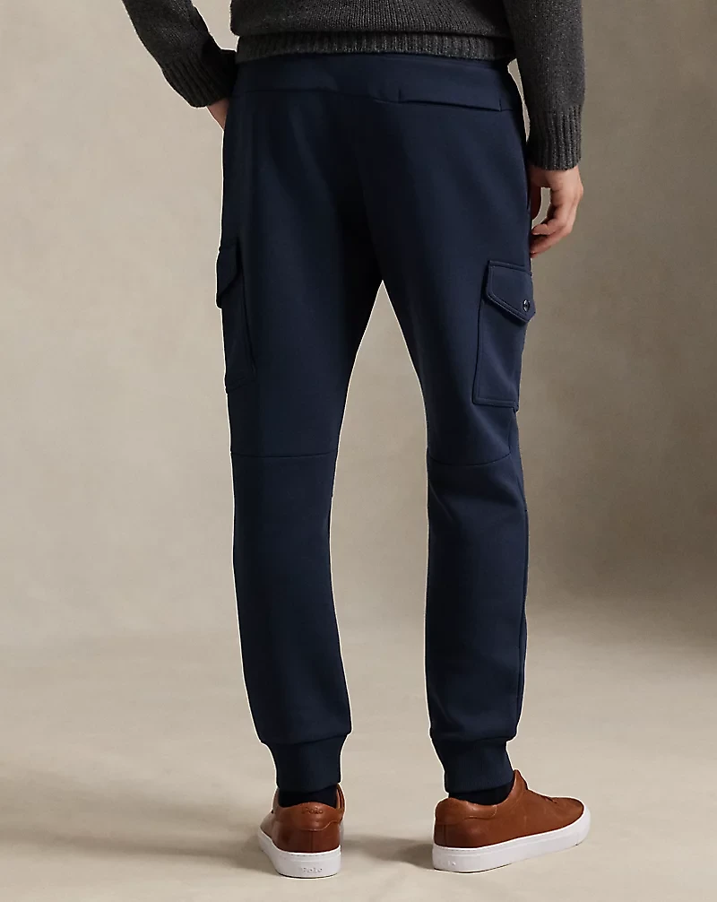 Double-Knit Cargo Jogger Pant