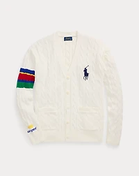 US Open Umpire Cable-Knit Cardigan