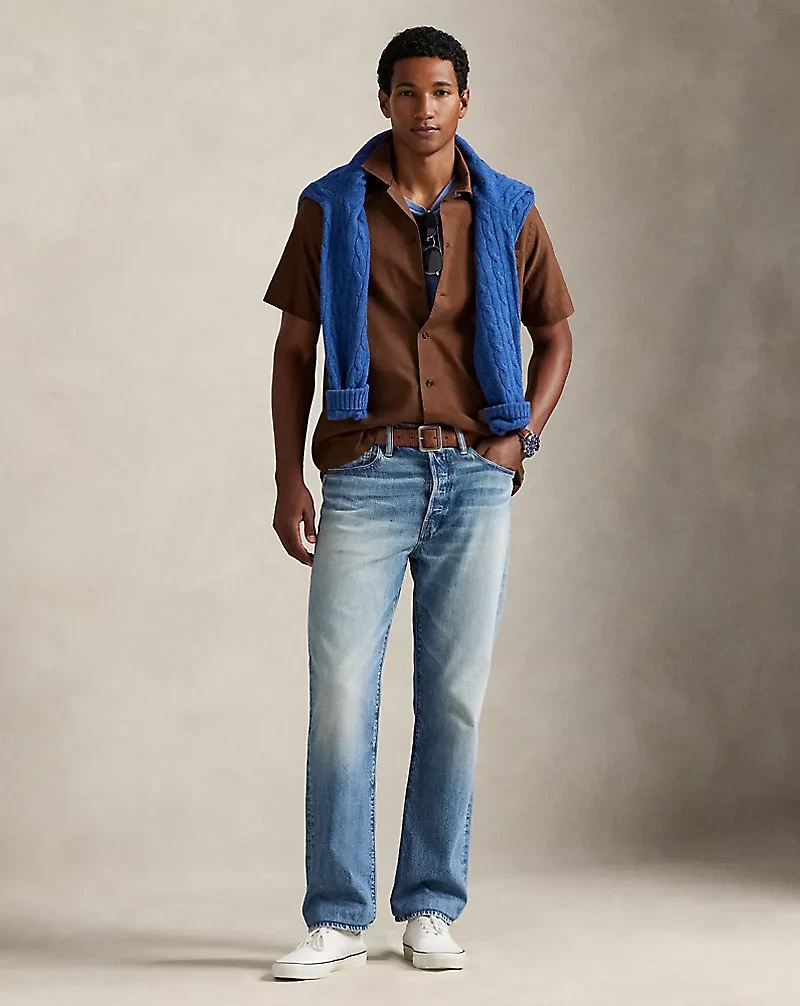 Classic Fit Oxford Camp Shirt