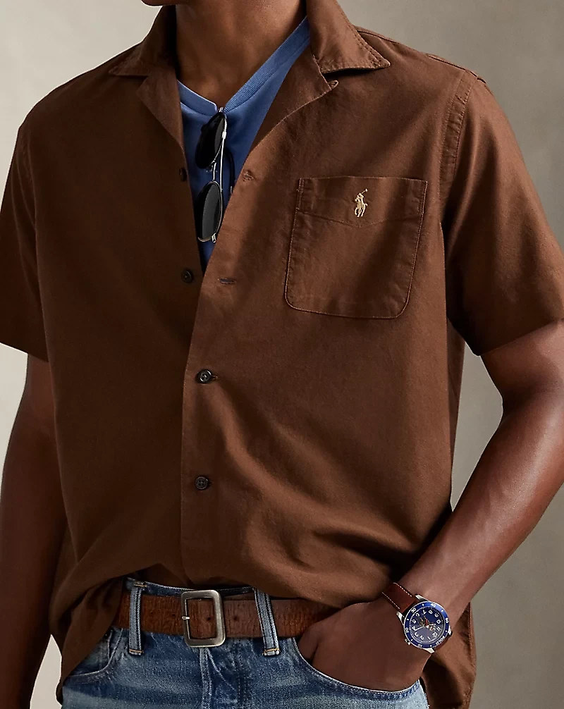 Classic Fit Oxford Camp Shirt