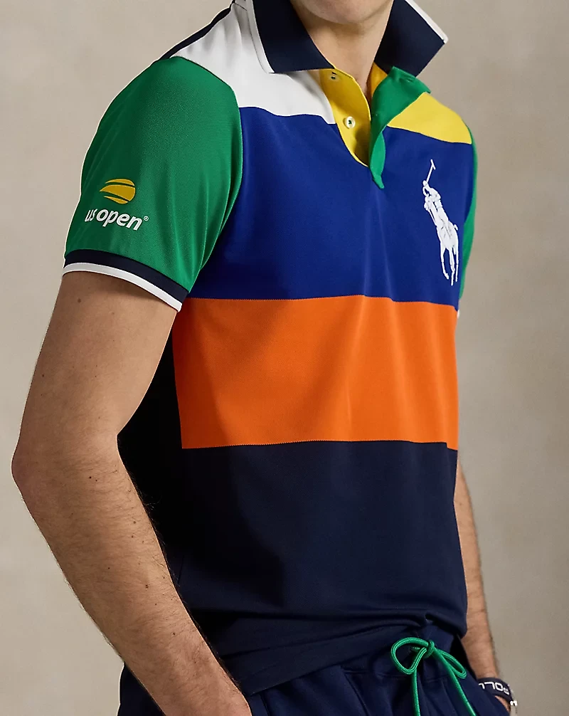 US Open Custom Slim Mesh Polo Shirt