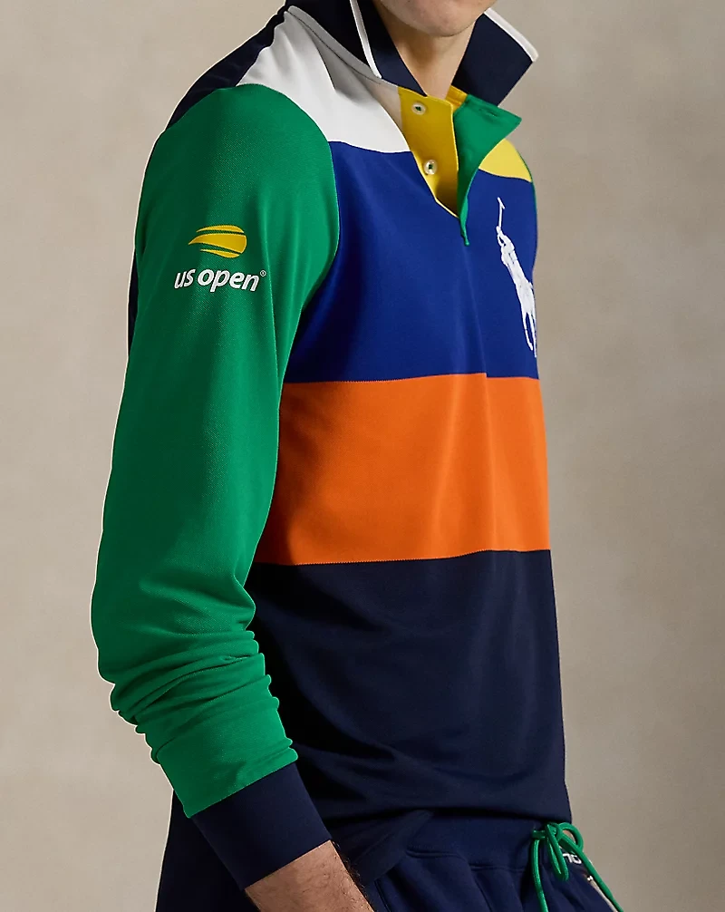 US Open Custom Slim Mesh Polo Shirt
