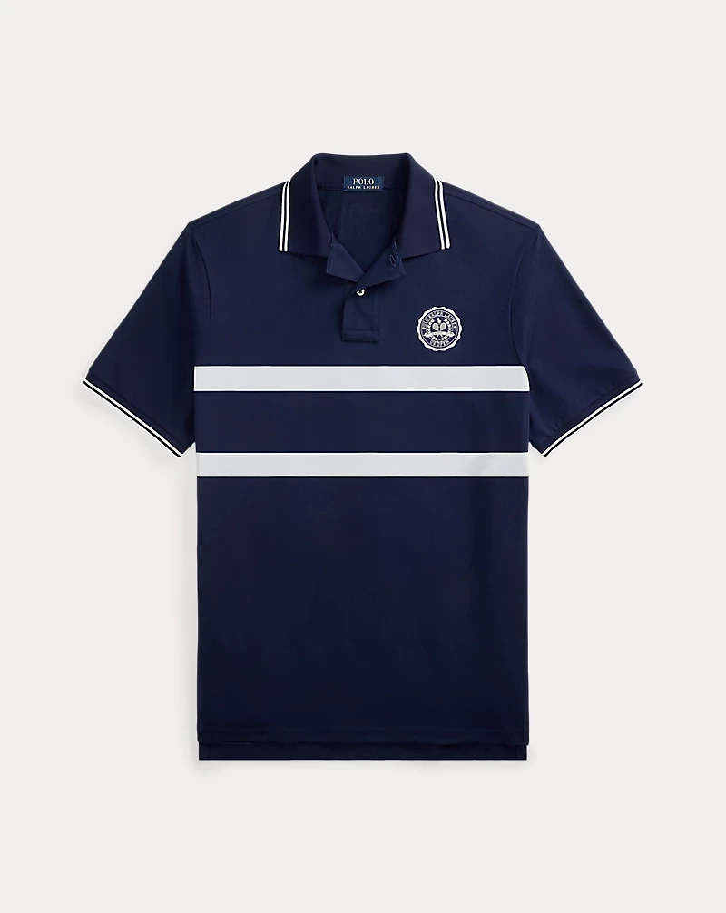 US Open Classic Fit Mesh Polo Shirt