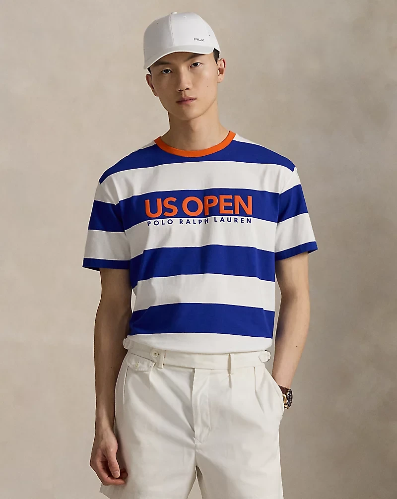 US Open Classic Fit Striped T-Shirt