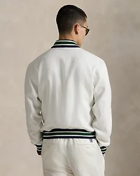 US Open Linen Bomber Jacket