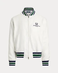 US Open Linen Bomber Jacket