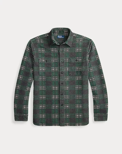 Classic Fit Plaid Flannel Workshirt