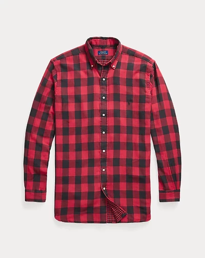 Classic Fit Plaid Double-Faced Shirt