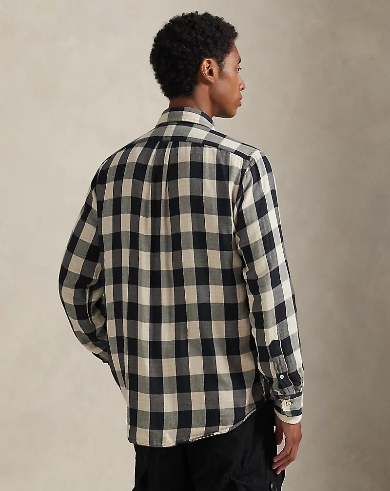 Classic Fit Plaid Double-Faced Shirt