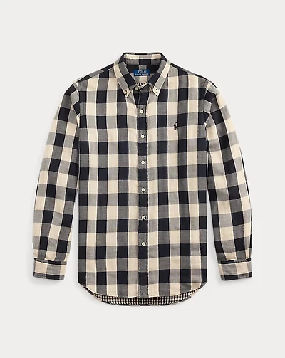 Classic Fit Plaid Double-Faced Shirt