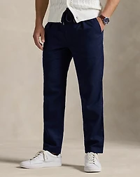 US Open Lateef Slim Tapered Linen Pant