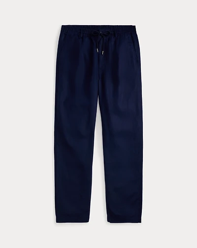 US Open Lateef Slim Tapered Linen Pant
