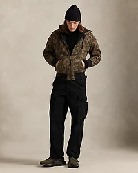 Camo Double-Knit Fleece Hoodie