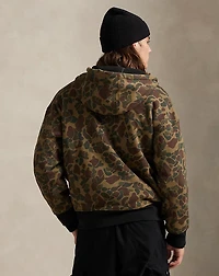 Camo Double-Knit Fleece Hoodie