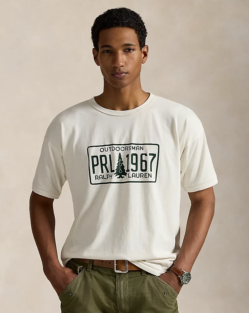 Classic Fit Jersey Graphic T-Shirt