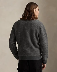 Felted Wool-Blend Cardigan