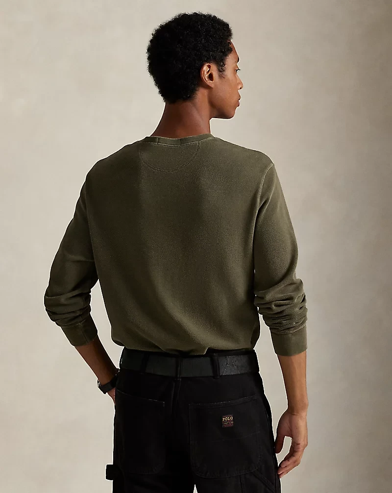 Mesh Henley Shirt