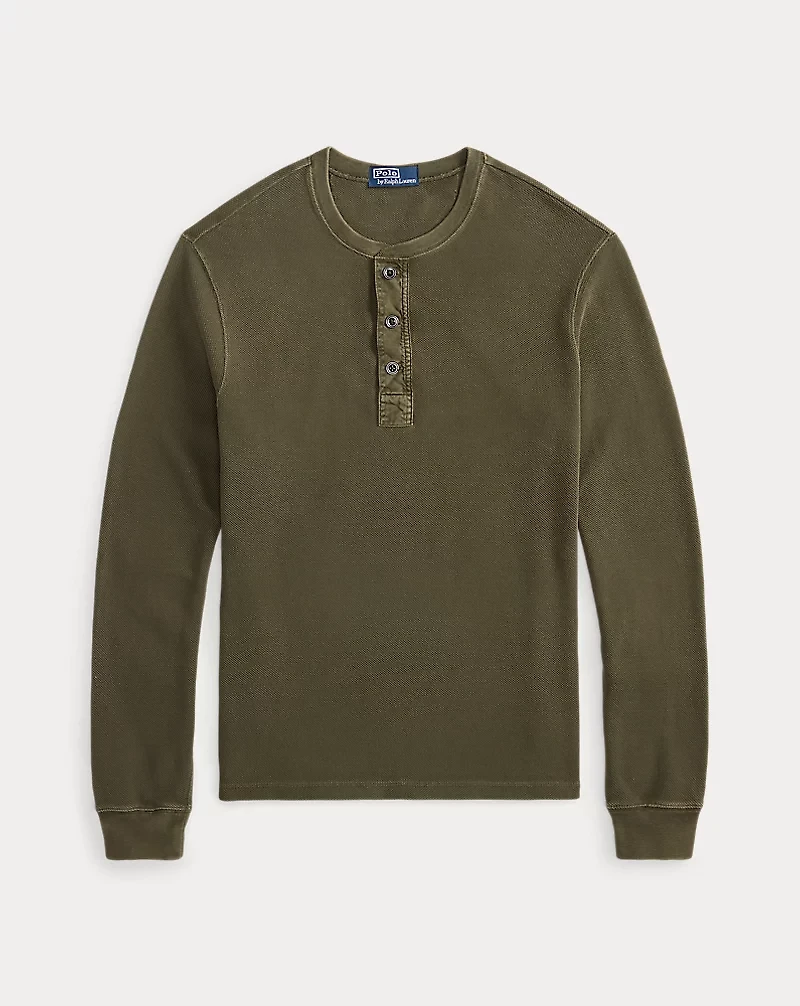 Mesh Henley Shirt