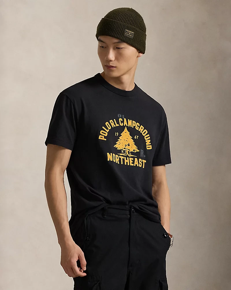 Classic Fit Jersey Graphic T-Shirt