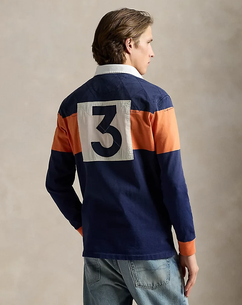 Classic Fit Embroidered Rugby Shirt