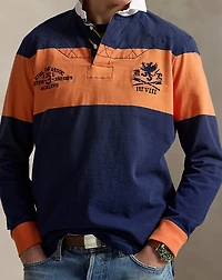 Classic Fit Embroidered Rugby Shirt