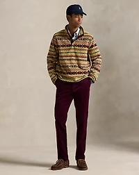 Fair Isle–Inspired Fleece Pullover
