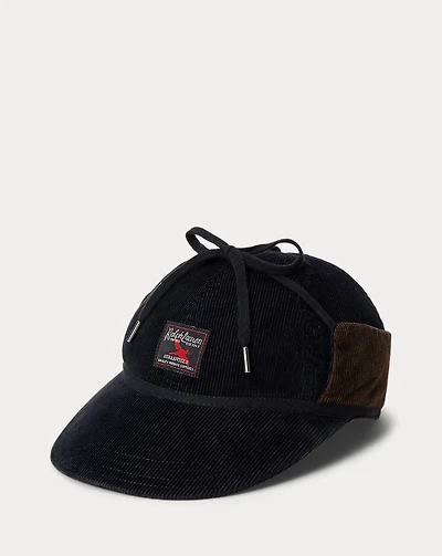 Corduroy Earflap Cap