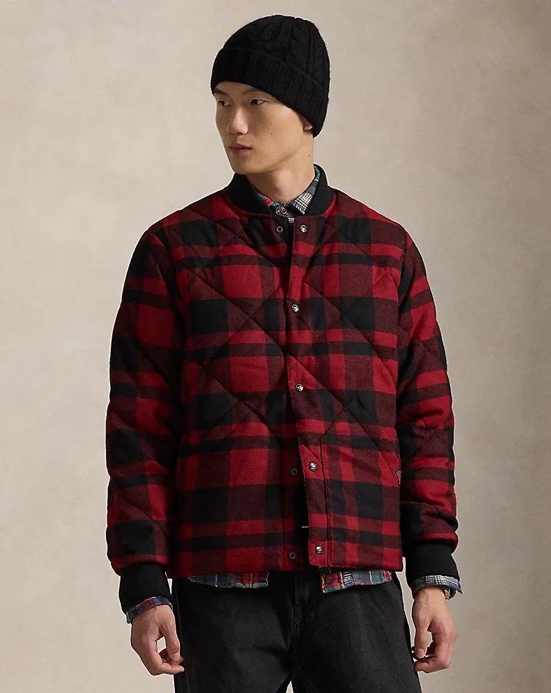 Buffalo Check Wool-Blend Jacket