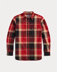 Classic Fit Plaid Oxford Workshirt