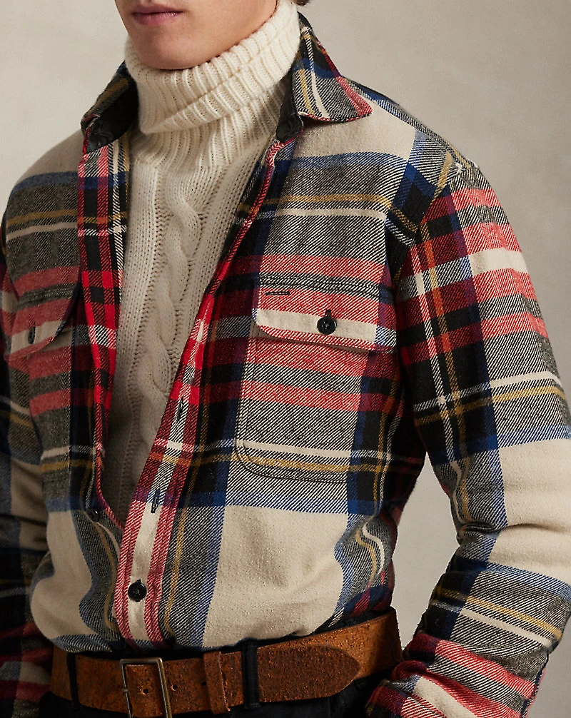 Classic Fit Plaid Flannel Workshirt