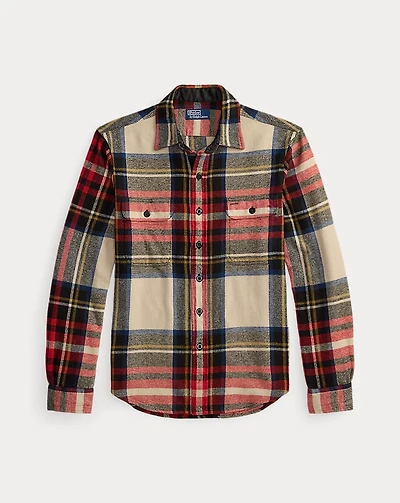 Classic Fit Plaid Flannel Workshirt