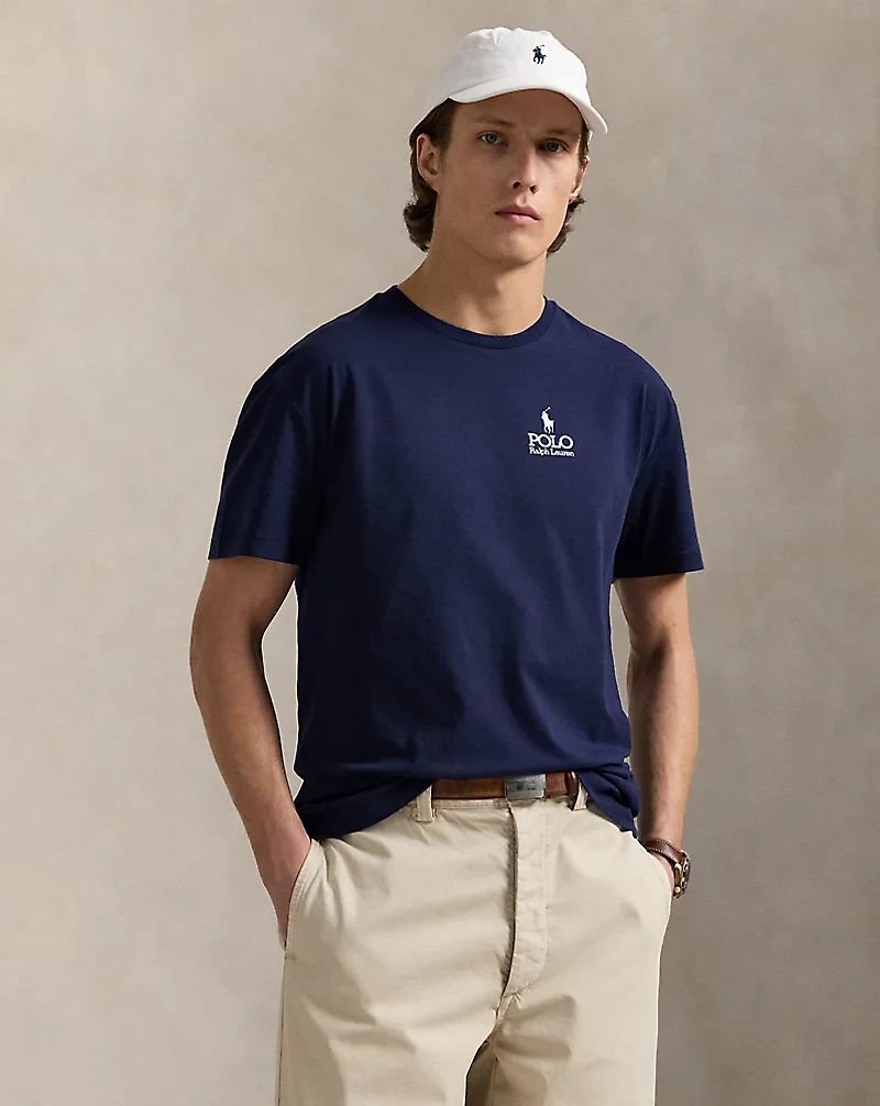Classic Fit Logo Jersey T-Shirt