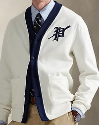 Fleece Graphic Cardigan