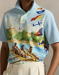 Classic Fit Regatta Mesh Polo Shirt