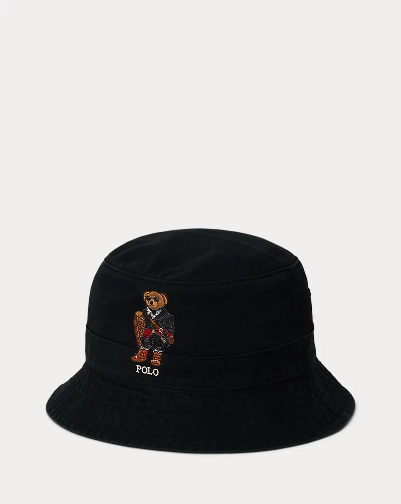 Polo Bear Twill Bucket Hat