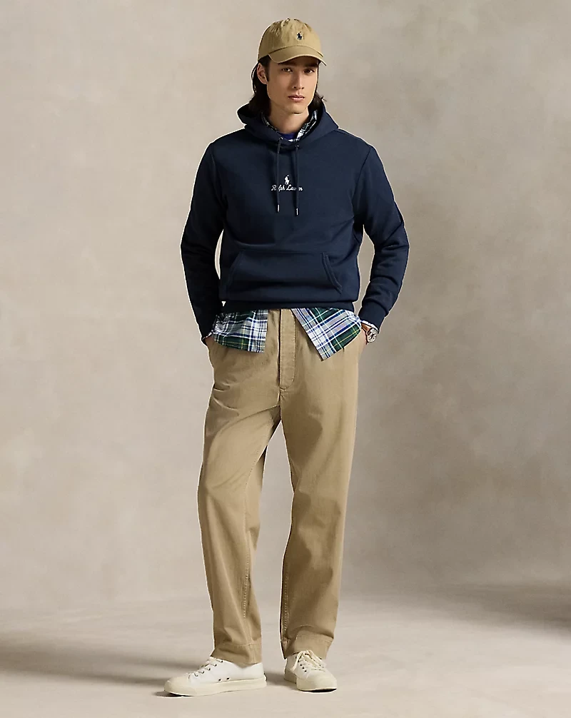Logo Double-Knit Hoodie