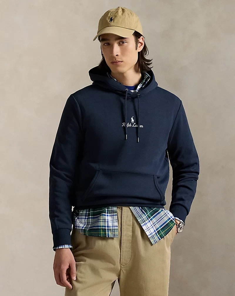 Logo Double-Knit Hoodie