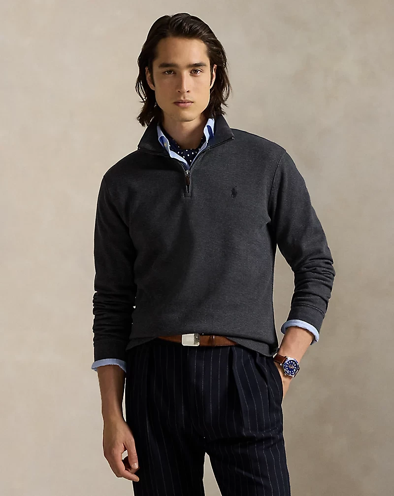 Herringbone Estate-Rib Pullover