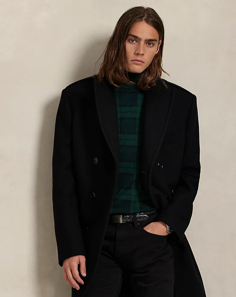 Plaid Soft Cotton Turtleneck