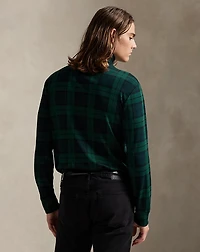 Plaid Soft Cotton Turtleneck