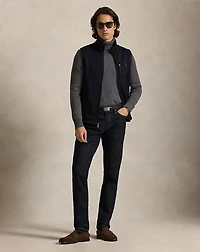 Brushed Fleece Mockneck Vest