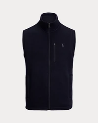 Brushed Fleece Mockneck Vest