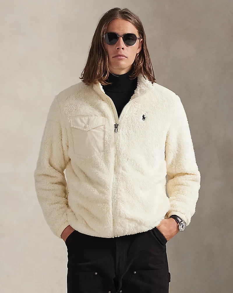 Curly Pile Fleece Jacket