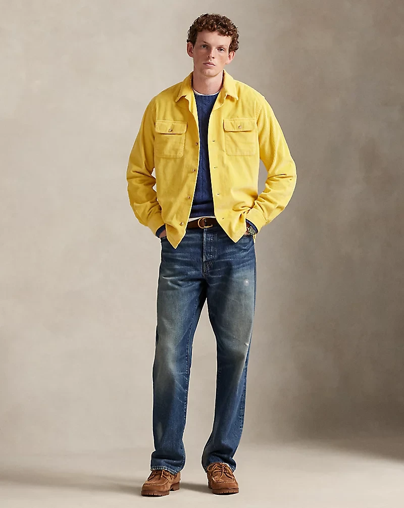 Classic Fit Corduroy Camp Shirt