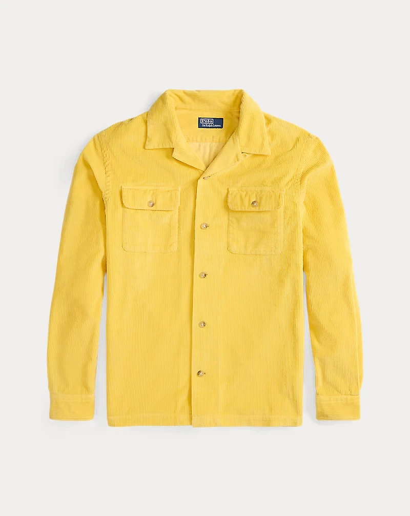 Classic Fit Corduroy Camp Shirt