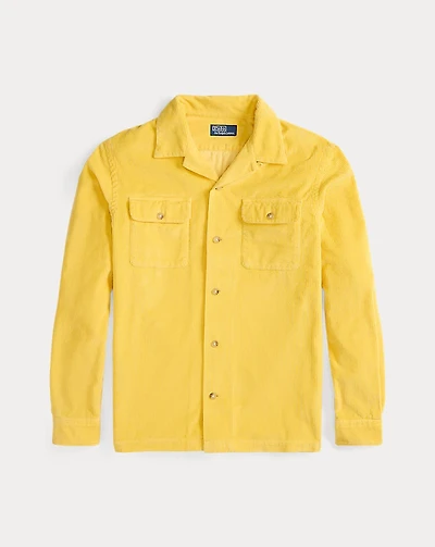 Classic Fit Corduroy Camp Shirt