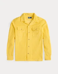 Classic Fit Corduroy Camp Shirt