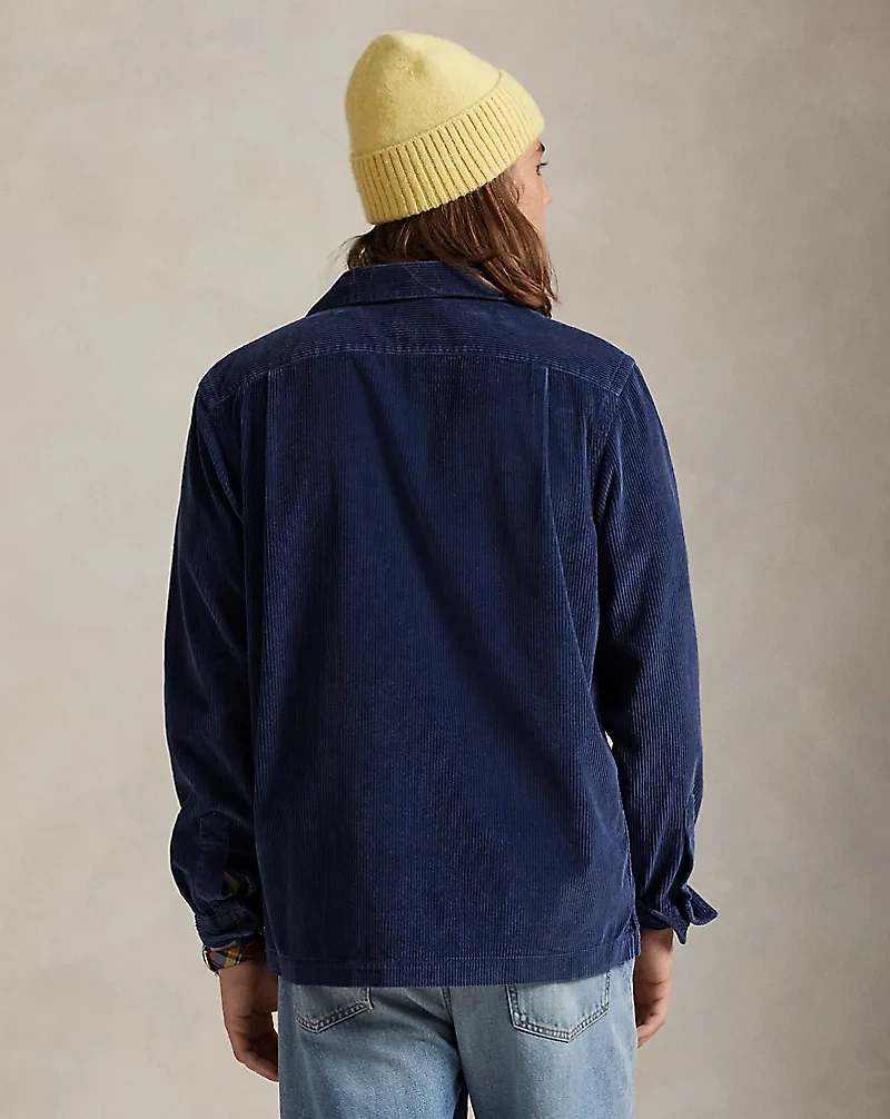 Classic Fit Corduroy Camp Shirt