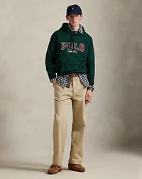 The RL Fleece Plaid-Logo Hoodie